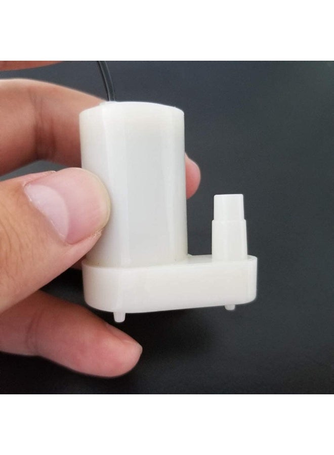 3V/5V/6V Micro Summercible Motor Pump，USB 1M Cable DC Mute Mini Water Garden House Hydroponic Horizontal White，一档 - Image 4